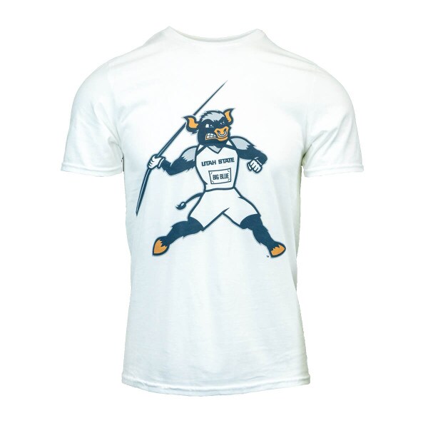 Big Blue Track and Field White T-Shirt